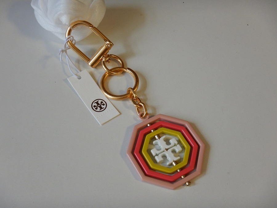 TORY BURCH　トリーバーチ　キーホルダー　キーリング　バッグチャーム　キーフォブ　かわいい　新品_画像2