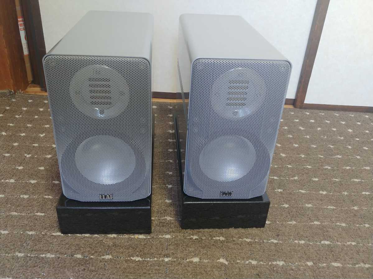 即決　ELAC 310.2 JET スピーカー ペア　御影石台座付属