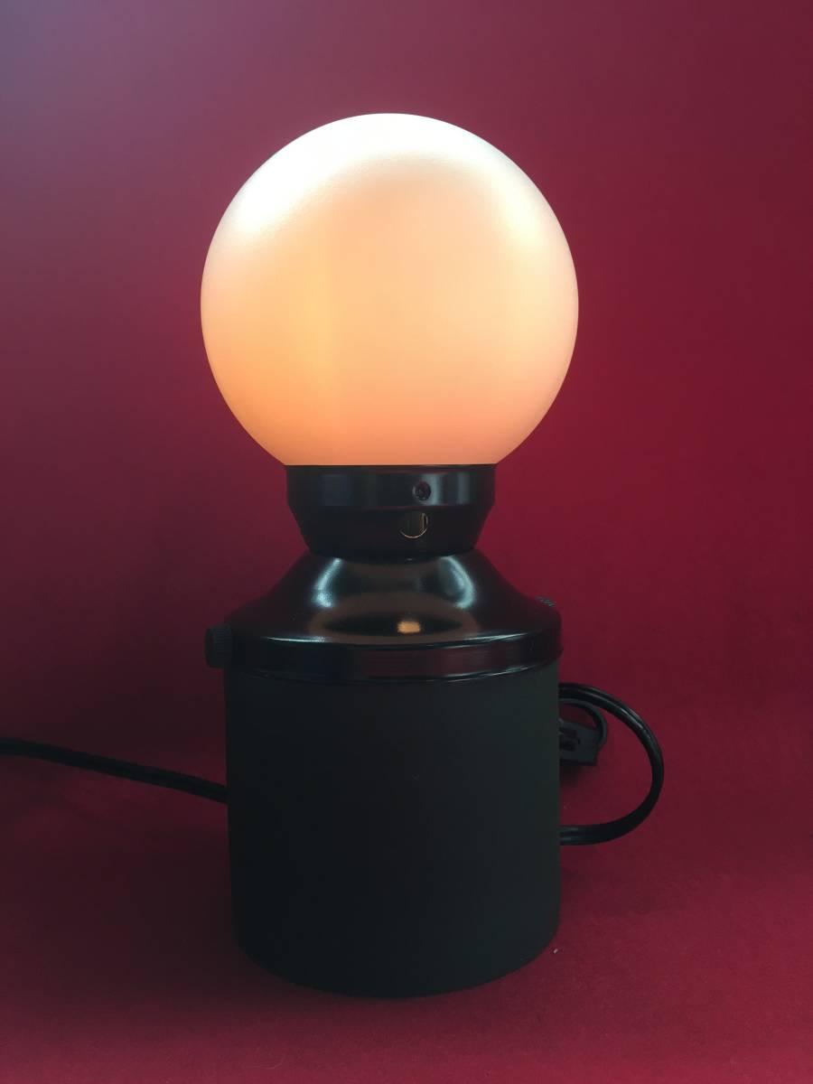 *[ excellent article .]* PLATE LAMP Tiny Boots Santa Claus KADO CO.LTD made in Japan body green color FULL HOUSE lighting desk light rare article light .. country industry 