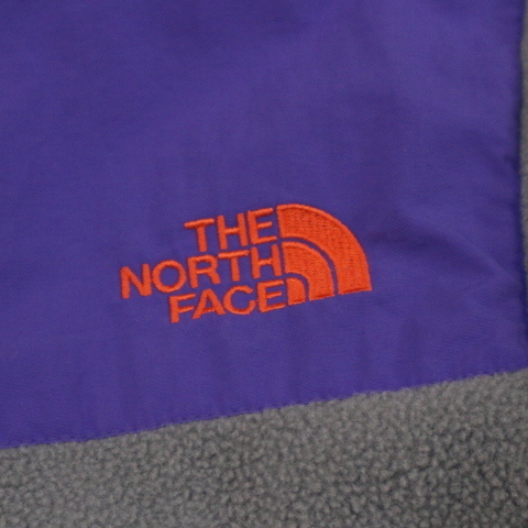 THE NORTH FACE デナリ フリース ジャケット POLARTEC Women's S パープル グレー ノースフェイス ポーラテック フルジップ パーカー_画像9