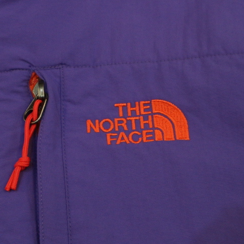 THE NORTH FACE デナリ フリース ジャケット POLARTEC Women's S パープル グレー ノースフェイス ポーラテック フルジップ パーカー_画像4