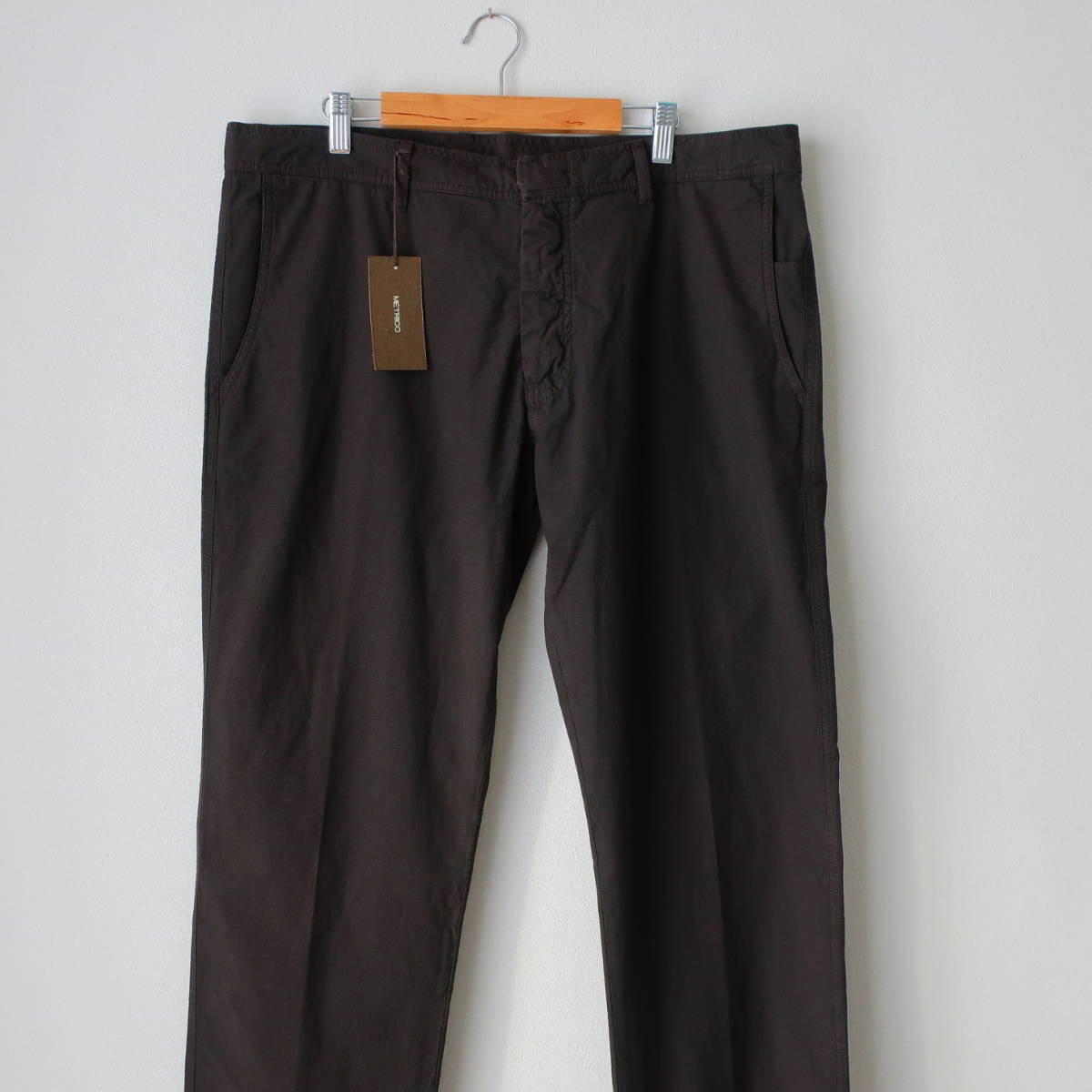  tag equipped METRICOme Toriko by G.T.A men's cotton pants chinos jeans slacks dark brown dense brown 54 XXL~XXXL 3L 4L