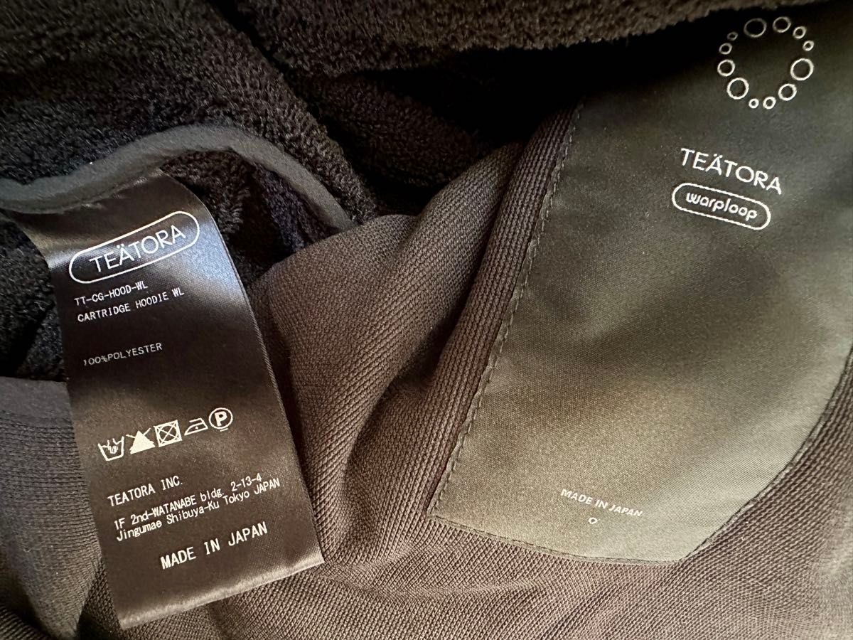 TEATORA CARTRIDGE HOODIE WARPLOOP｜Yahoo!フリマ（旧PayPayフリマ）
