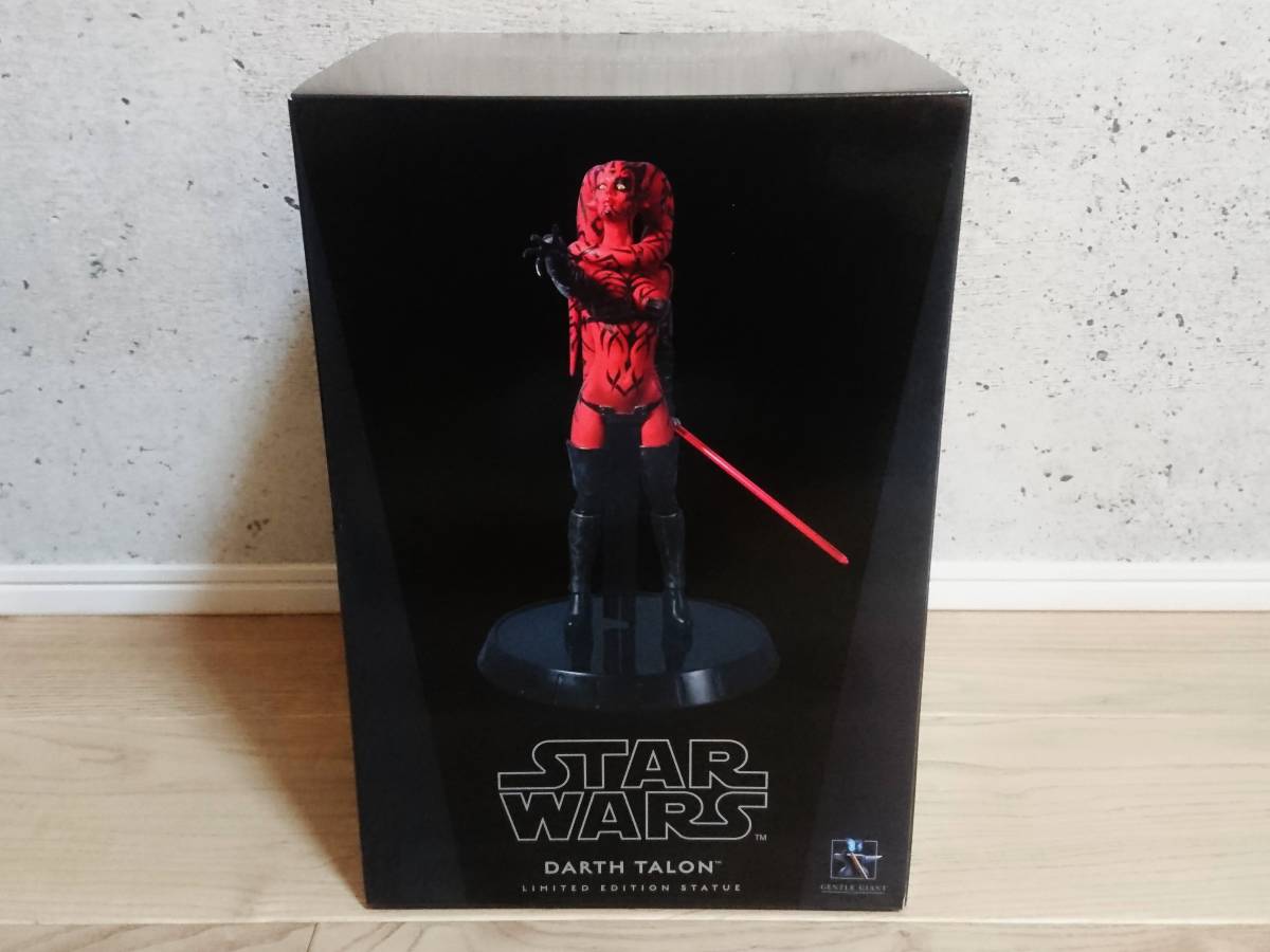 内箱未開封+数量限定品　GENTLE GIANT　STAR WARS　DARTH TALON　LIMITED EDITION STATUE　スターウォーズ　ダース・タロン_画像1