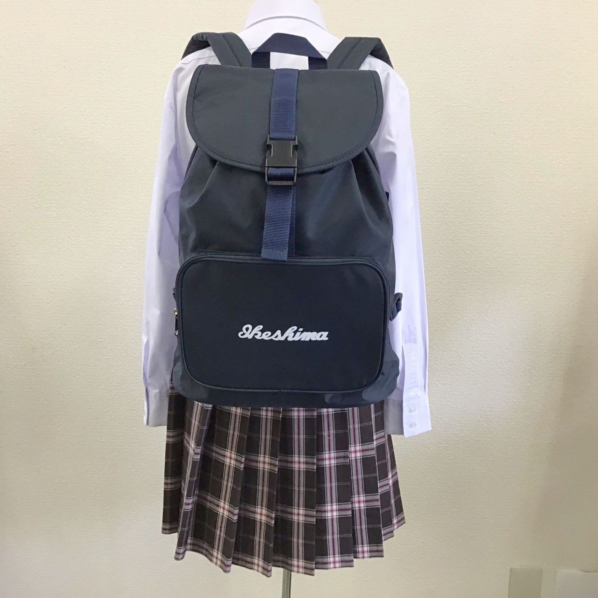 ( new goods ) Osaka (metropolitan area) . island junior high school sub bag ( assistance bag ) / rucksack / gym uniform sack / school bag / going to school bag / student bag / designation / daypack 