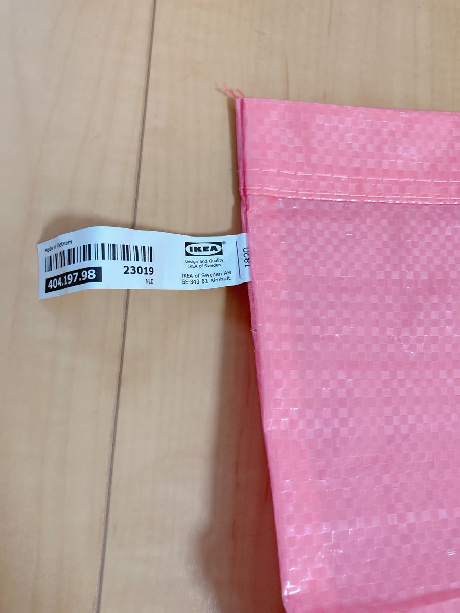 イケヤ　IKEA ブラットビーバック　ピンク　アメリカ購入　日本未発売　エコバッグ　 トートバッグ ショッピングバッグ　