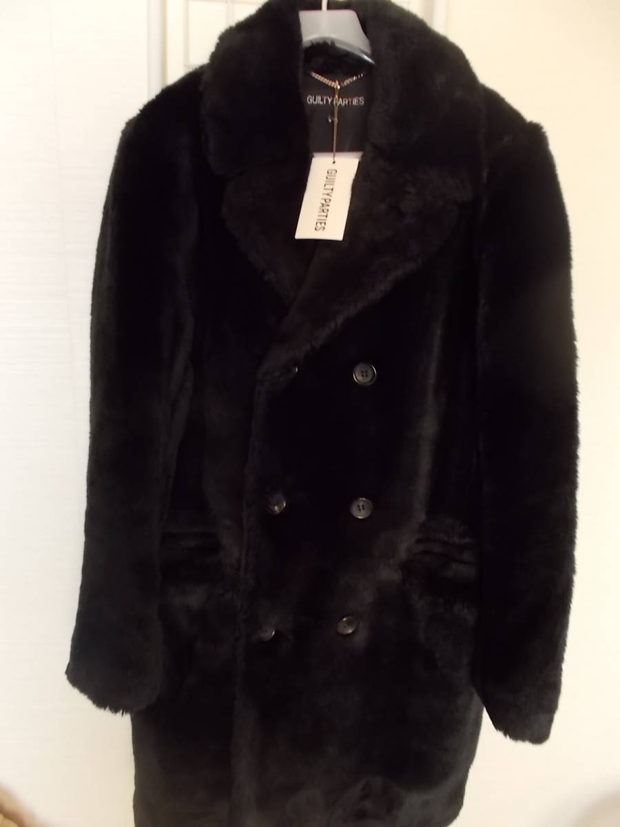 17AW WACKO MARIA FUR DOUBLE BREASTED COAT BLACK 17FW-WMO-CO03 Mサイズ ワコマリア ファーダブルコート_画像4