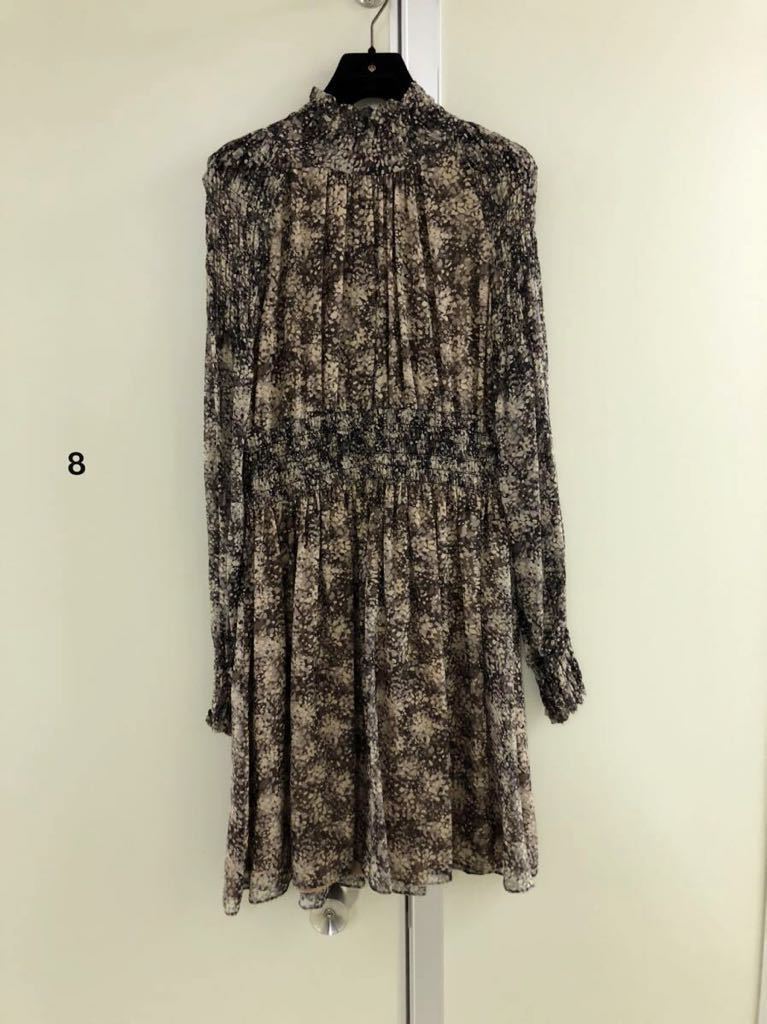 MICHAEL KORS】マイケルコースcollection BROWN系 総SILKシフォン