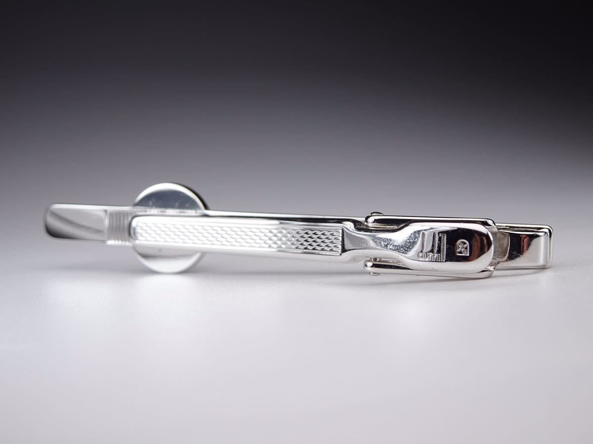  Dunhill moonstone × silver necktie pin tiepin Thai bar 