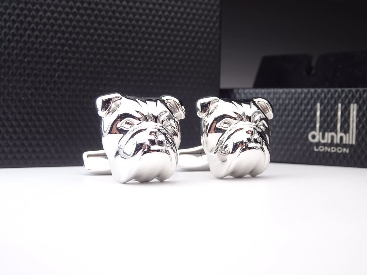 ダンヒル AD 925 ブルドッグ アイコン カフス カフリンクス