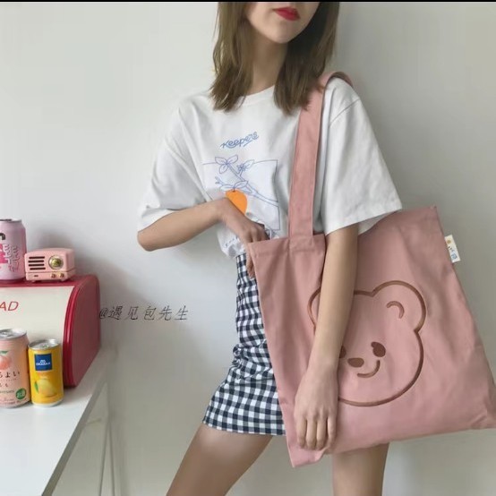 バッグ女性2020新モデルinsキャンバスバッグ女子学生韓国版のショルダーバッグシンプルなベスト大容量キャンバスバッグ