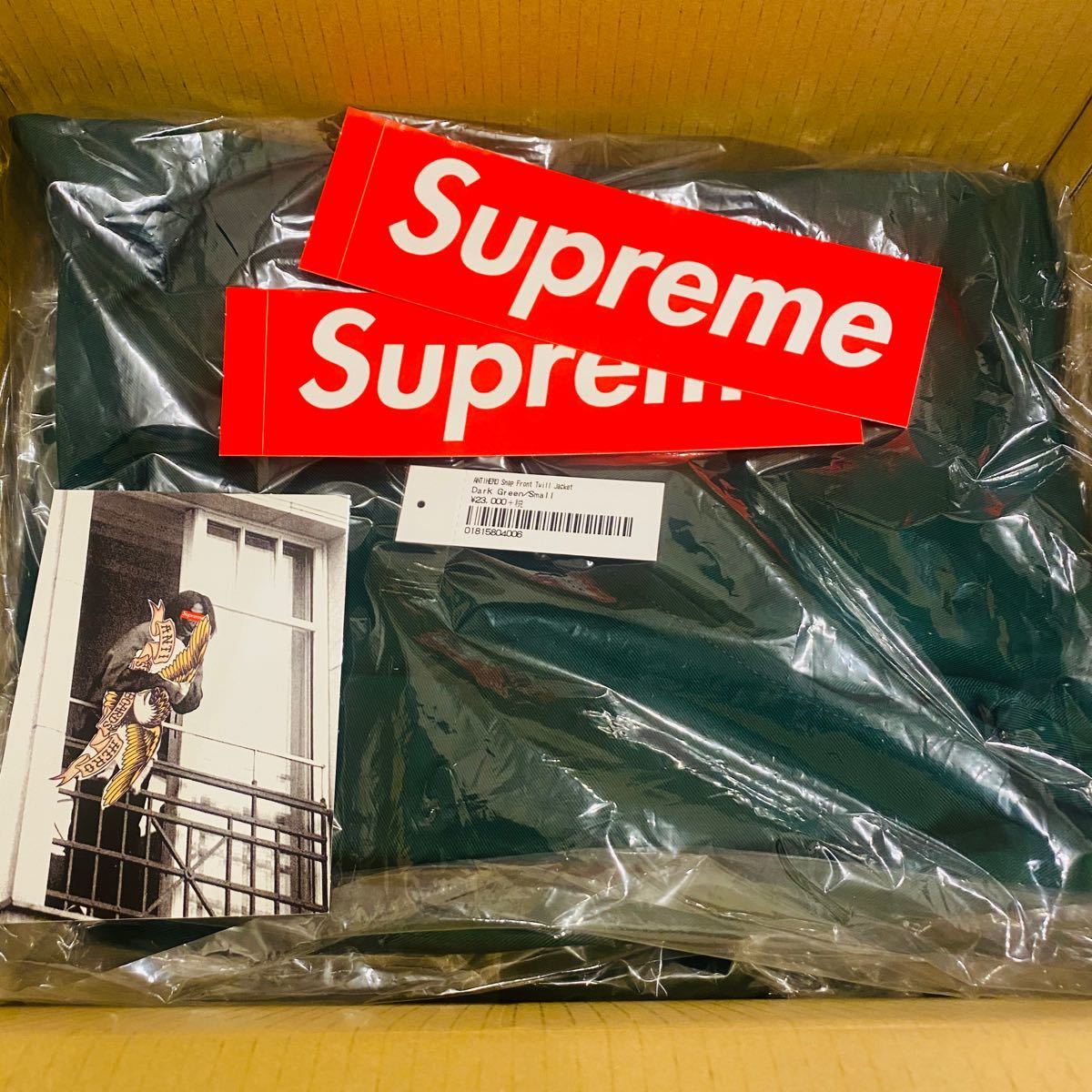 正規品 Supreme Snap Front Shop Jacket の正規 ANTIHERO Twill Jacket