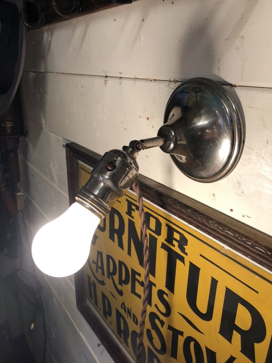 【vintage】デスクライト Light lamp ランプ ライト 店舗什器 antique 古道具 アンティーク ヴィンテージ US 古着 雑貨 ディスプレイ 照明_画像10