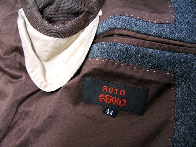 8010 GEKKO ゲッコー アルパカウールの1Bジャケット_画像5