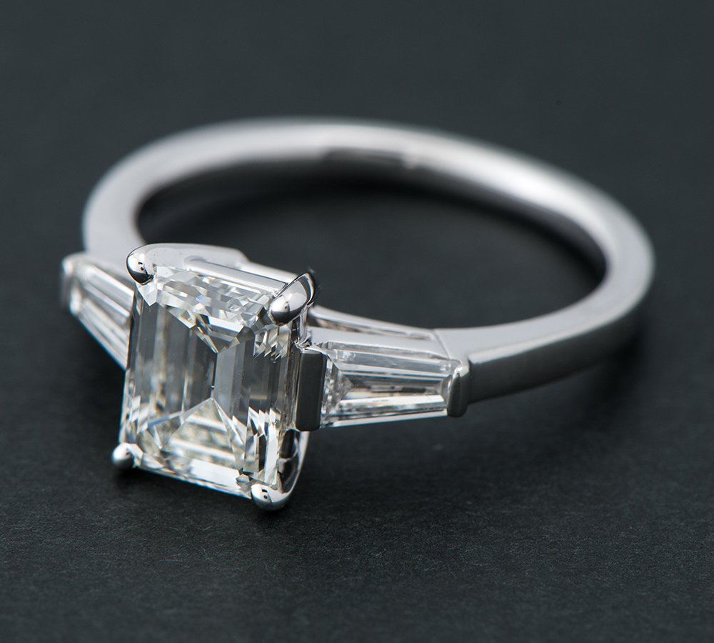 TASAKI(タサキ) I-VS2 エメラルドカット ダイヤモンド1.59ct