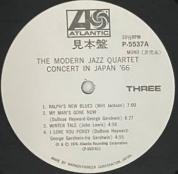 ♪試聴♪The Modern Jazz Quartet / Concert In Japan '66_画像5