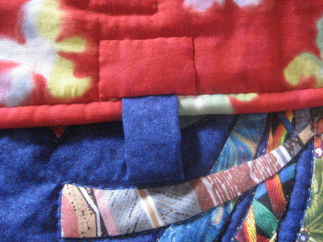 * hand made tapestry patchwork .. Hinamatsuri New Year obi pattern peace pattern gold thread 