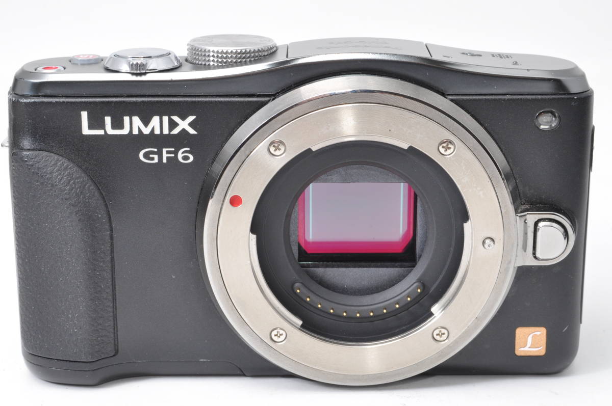 ジャンク品 パナソニック Panasonic LUMIX DMC-GF6 ボディ ブラック 【501377】 ♯9714_画像2