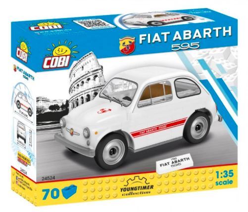 COBI ブロック ☆ 1/35スケール 自動車 ☆ フィアット アバルト 595 1965 / 1965 Fiat Abarth 595 ☆ 新品/未開封 ☆ EU製 _画像1