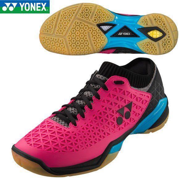 [SHBELSZ(172) 22.5]YONEX( Yonex ) badminton shoes power cushion eklipshonZ pink / blue 22.5 new goods unused 