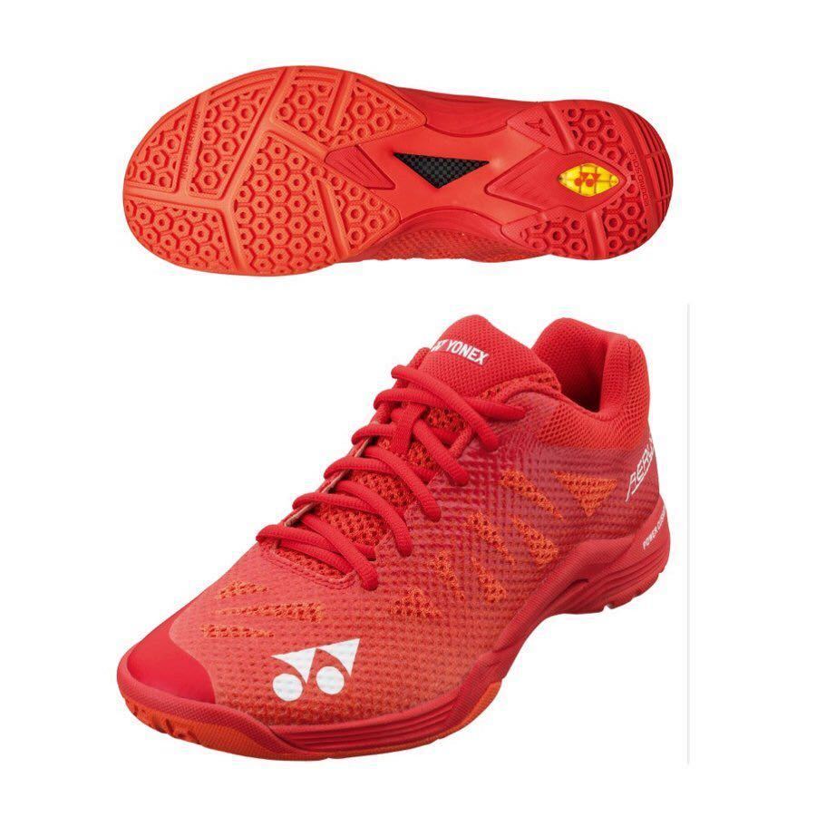 [SHBA3M(001) 22.5]YONEX( Yonex ) badminton shoes power cushion Eara s3 men red 22.5 new goods unused 