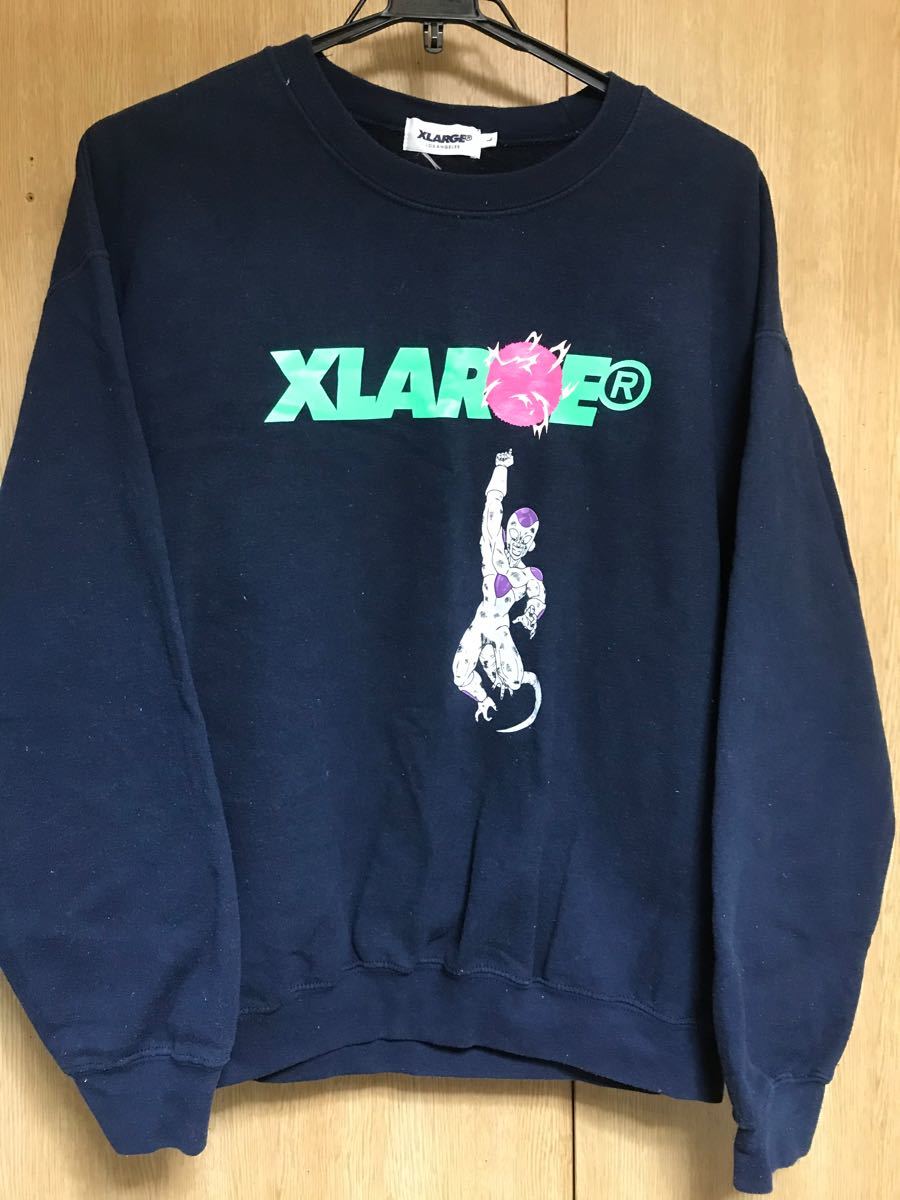 XLARGE × ドラゴンボール フリーザ スウェット トレーナー 紺色