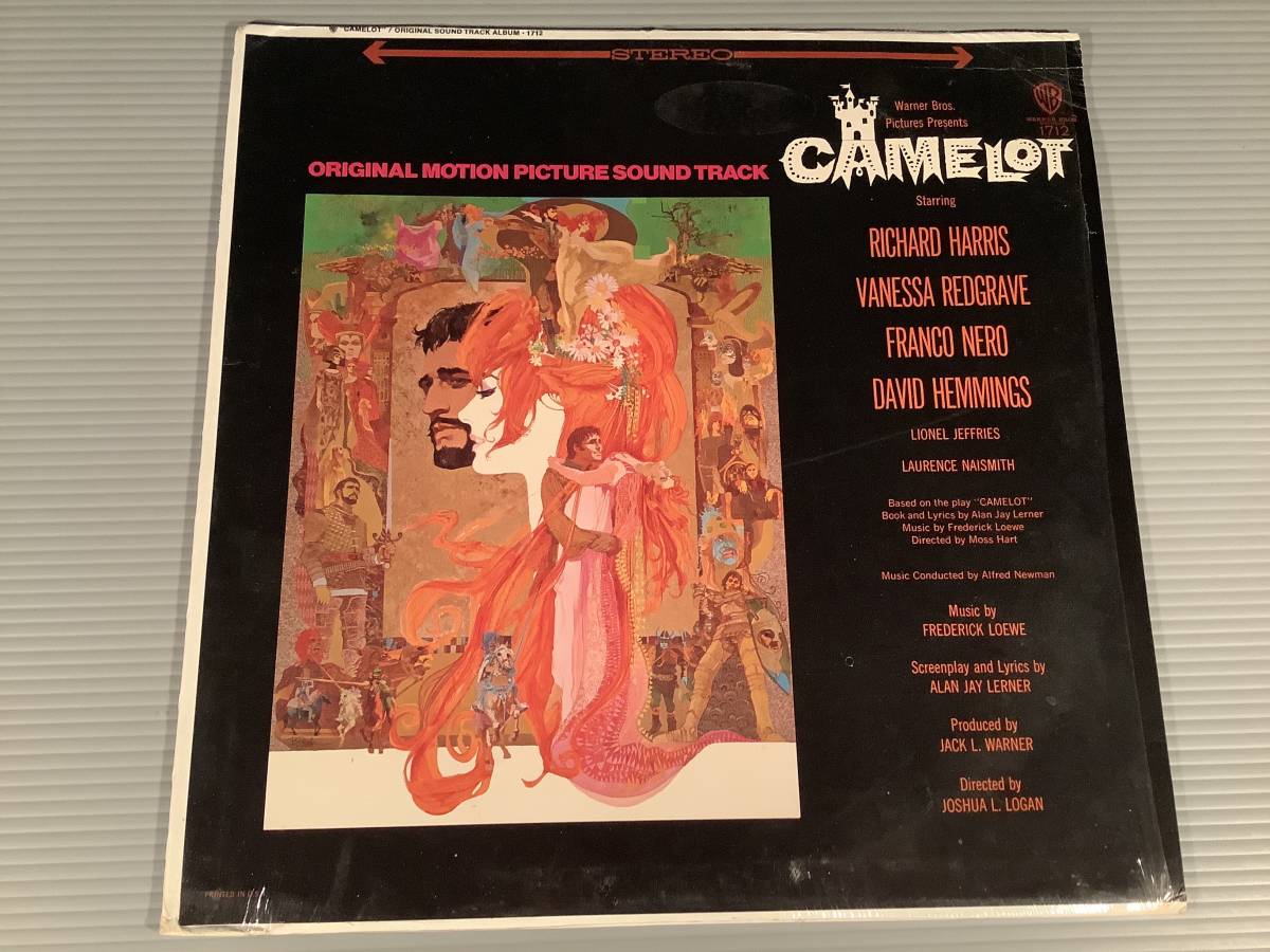 LP(米盤)●サントラ『 Camelot キャメロット』音楽：フレデリック・ロウ●シュリンク付の良好品！_画像1