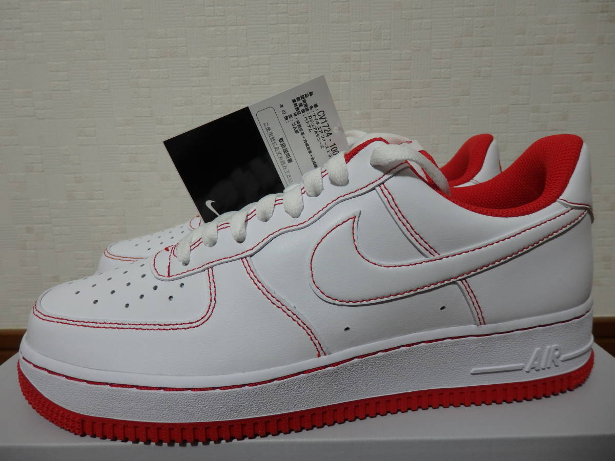 即決☆レア！限定！♪新品 NIKE ナイキスニーカー AIR FORCE 1 '07 LOW エアフォース１ ロー ステッチ 27.5cm♪25周年記念♪35周年記念_画像1