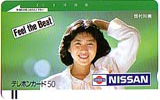 ◆西村知美　 Feel the Beat NISSAN　　品名５０フリー110-10200　テレホンカード　未使用品_画像4