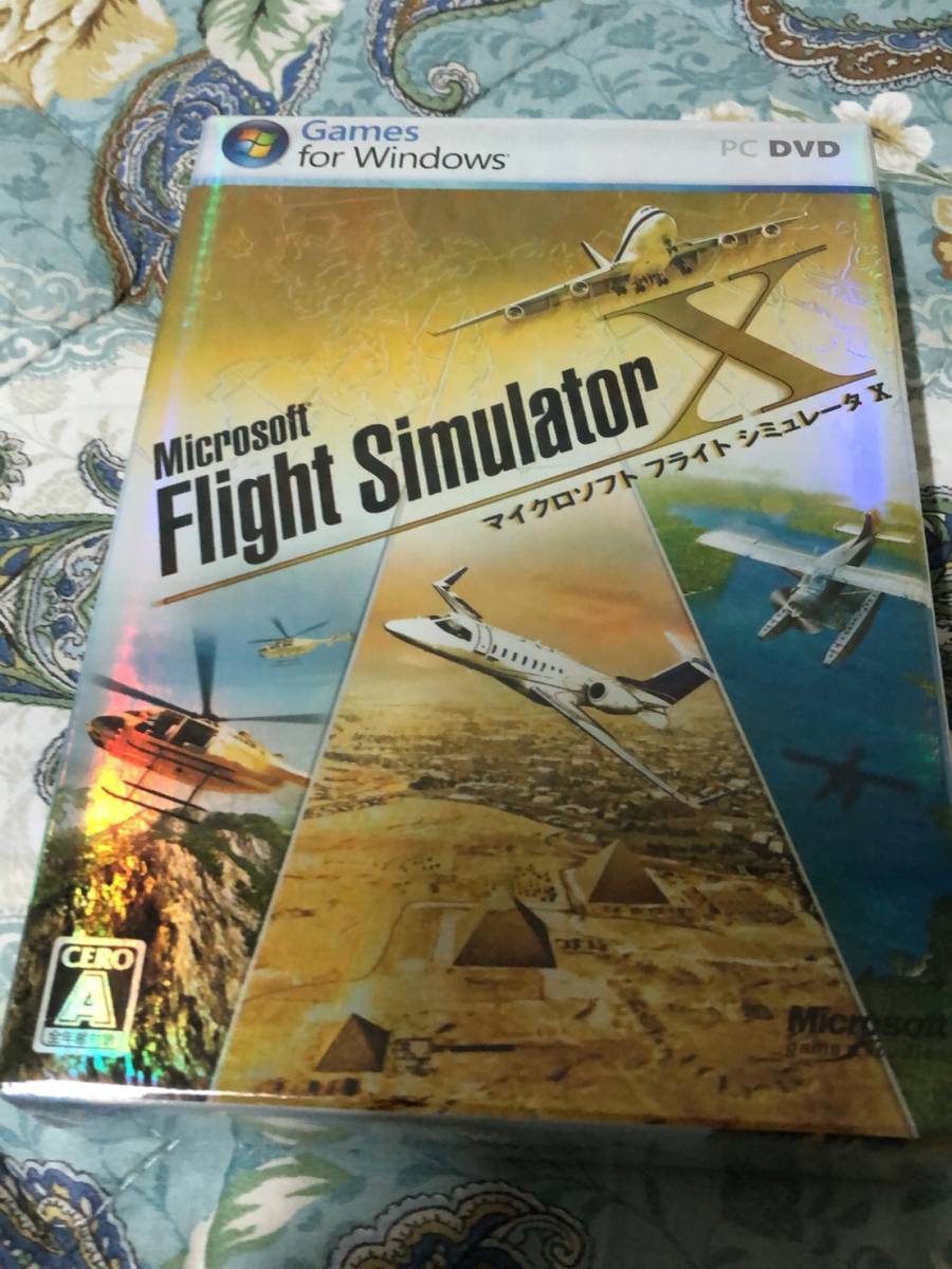 ベビーグッズも大集合 日本語版 新品未開封 Flight ① 送料無料 マイクロソフト 即決有 フライトシミュレーターX X Simulator その他
