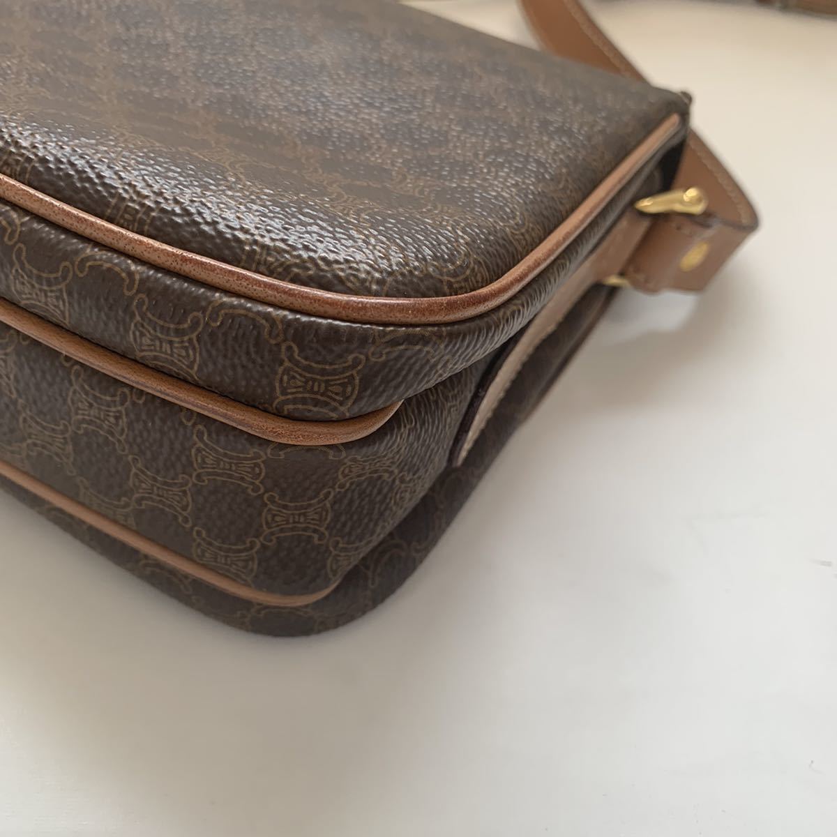 celine セリーヌ マカダムロゴ レア品 ショルダーバッグ マカダム柄-