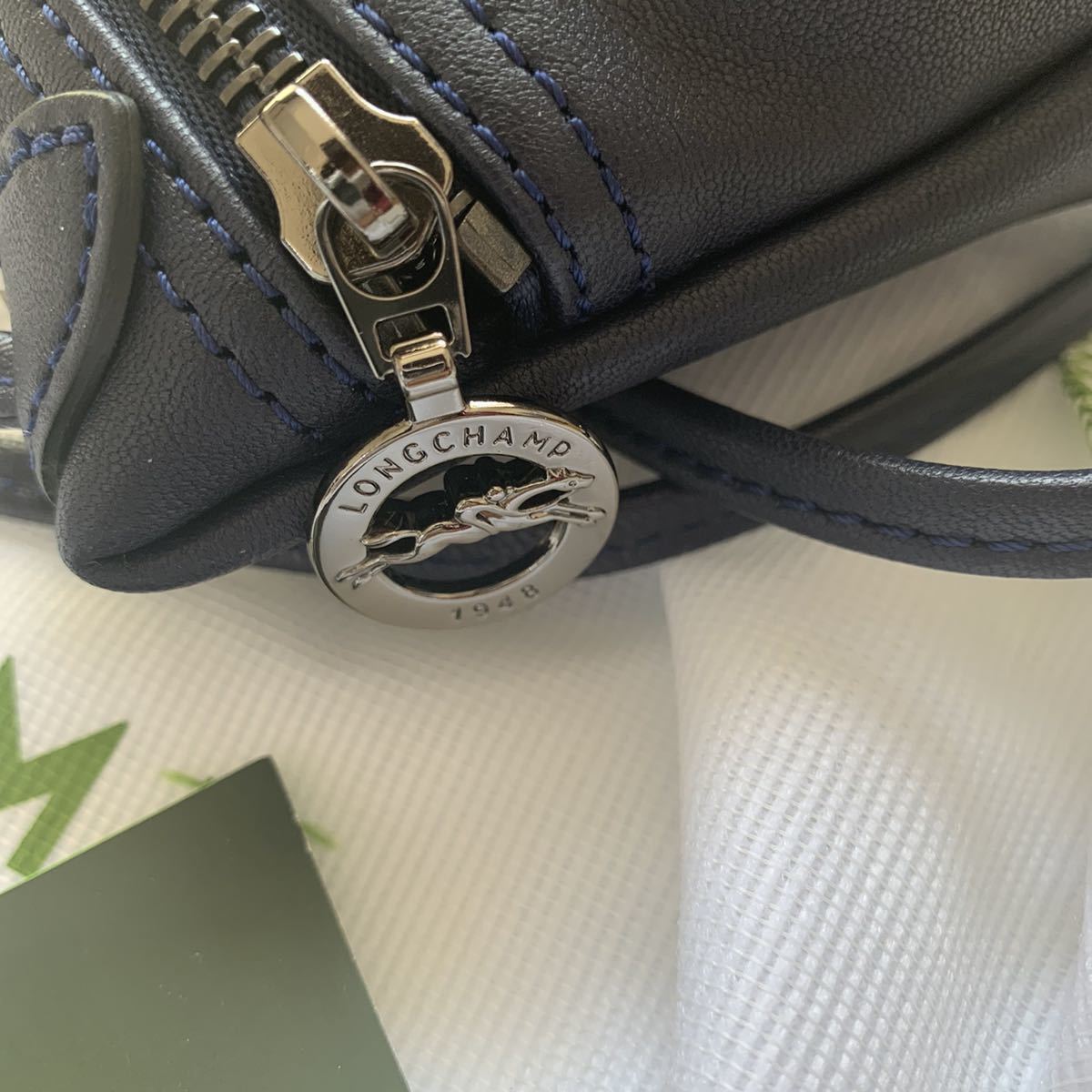 送料無料】【新品】Longchamp ロンシャン レザー ミニバッグ