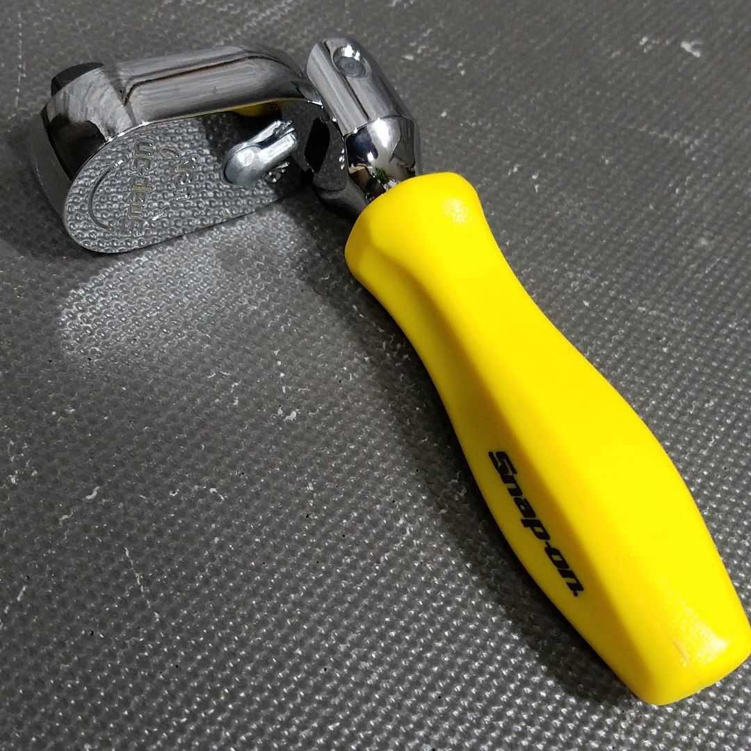 スナップオン Snap-on 3/8 スタッビー フレックスヘッド ラチェット 新品 FHKFD80A イエロー スナップオン Snap-on 3/8 スタッビー フレックスヘッド ラチェット 新品 FHKFD80A イエロー