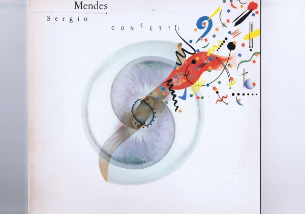 盤質新品同様 国内盤 LP Srgio Mendes / Confetti / セルジオ・メンデス Sergio Mendes オリンピア インサート付き AMP-28095_画像1