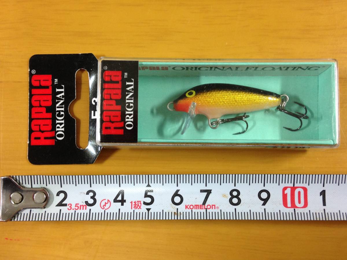 ★RAPALA★　F-3　G　ラパラ　フローティング　3cm　ゴールド　検索用　管釣り　エリア　トラウト　#20-1410_画像2