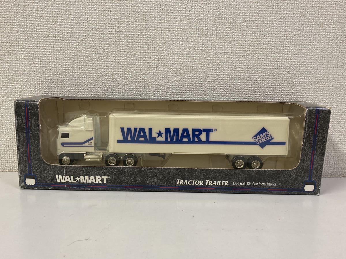 ウォルマート WALMART トラクター トレーラー トラック 1/64スケール ダイキャスト レプリカ フィギュア_画像1