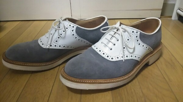 Tricker's サドルシューズ UK7 カントリー トリッカーズ_画像1