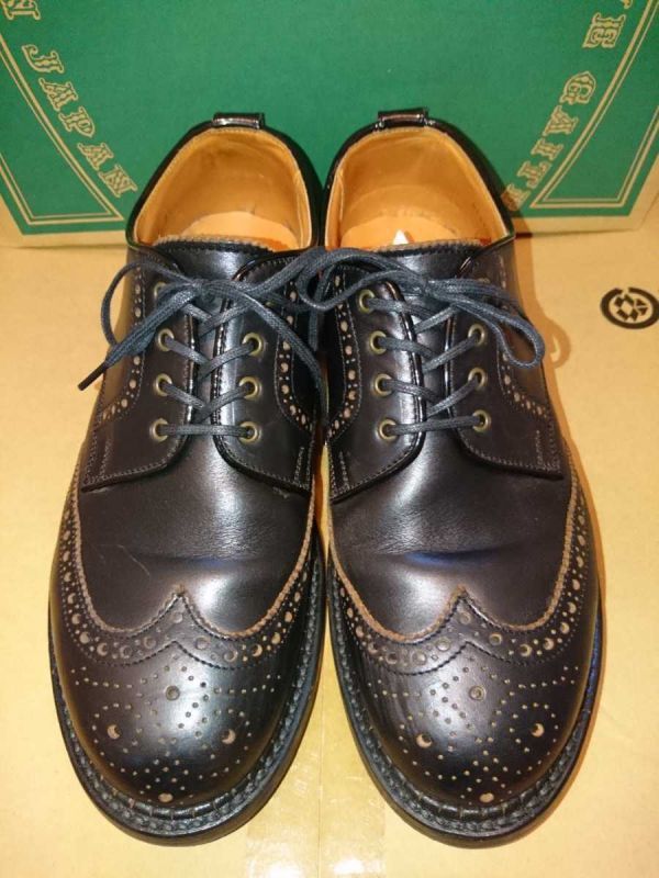 kids love gaite ホーウィン クロムエクセル フルブローグ ウイングチップ 短靴 オックスフォードUK6.5美品 regal shoe&co. gladhandサドル
