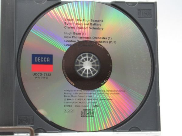 D9-15 CD DECCA vi Val ti концерт 4 сезон палец . -тактный kof лыжи новый * Phil - - moni a оркестровая музыка . London реверберация приятный .1966 год запись 