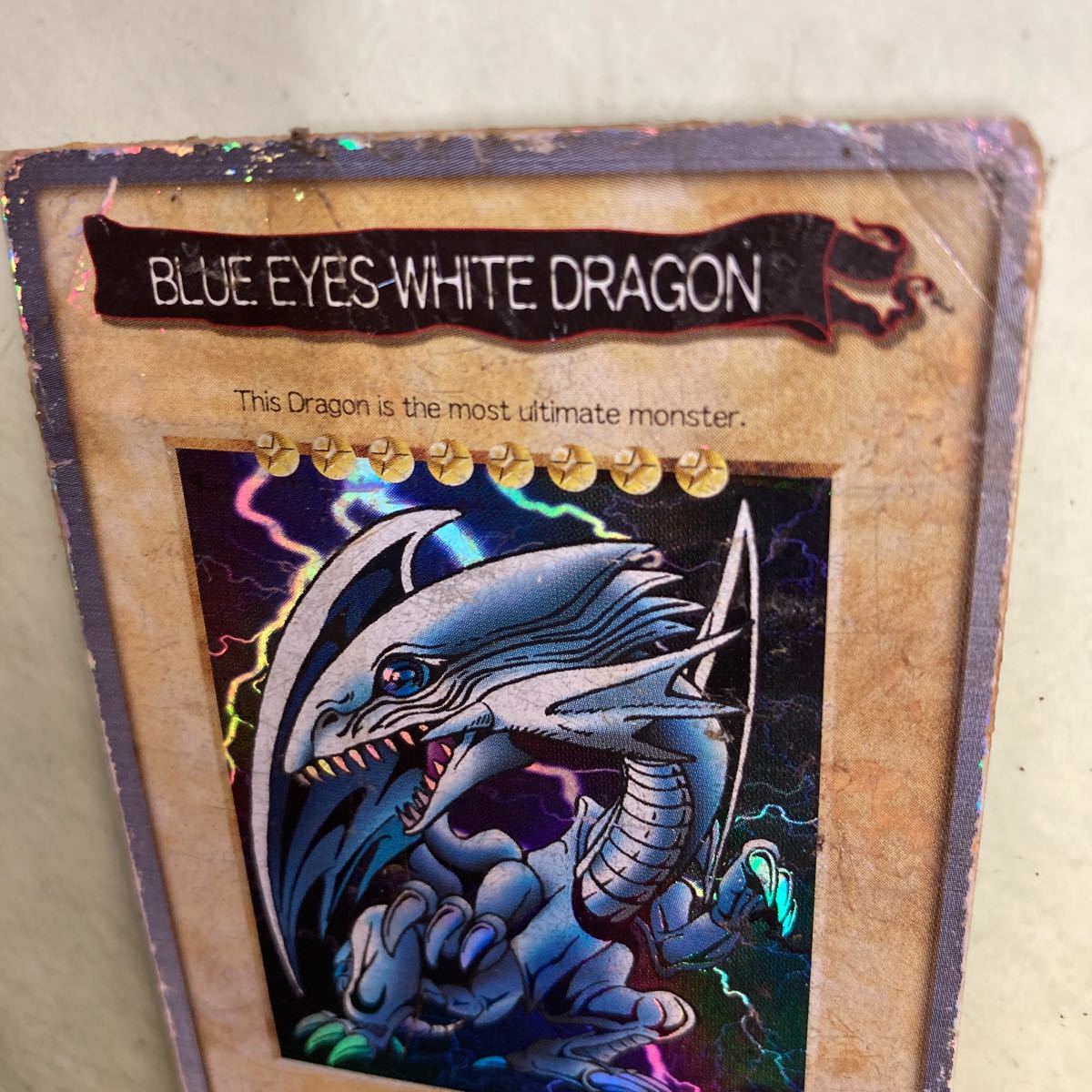 遊戯王☆青眼の白龍☆バンダイ版☆英語版☆BLUE EYES WHITE DRAGON