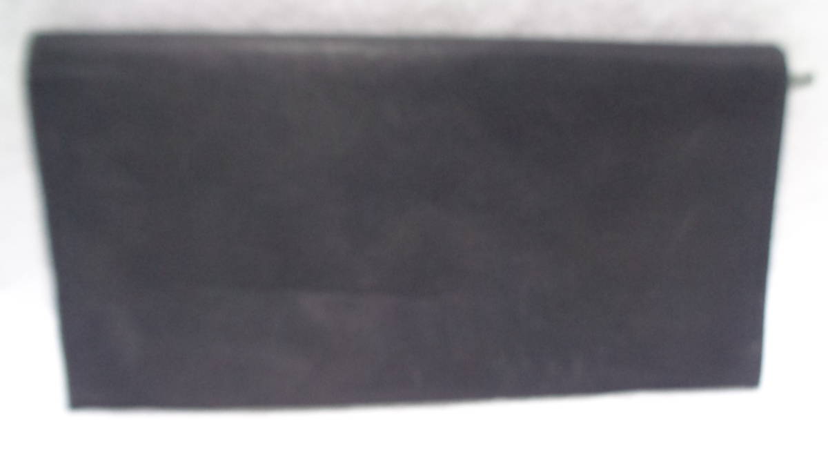 * retro *SAIFU* редкий товар [[ стоимость доставки 370 иен ] TAKEO KIKUCHI длинный кошелек чёрный размер _19×10cm Takeo Kikuchi необычность материалы используя ] текущее состояние доставка 