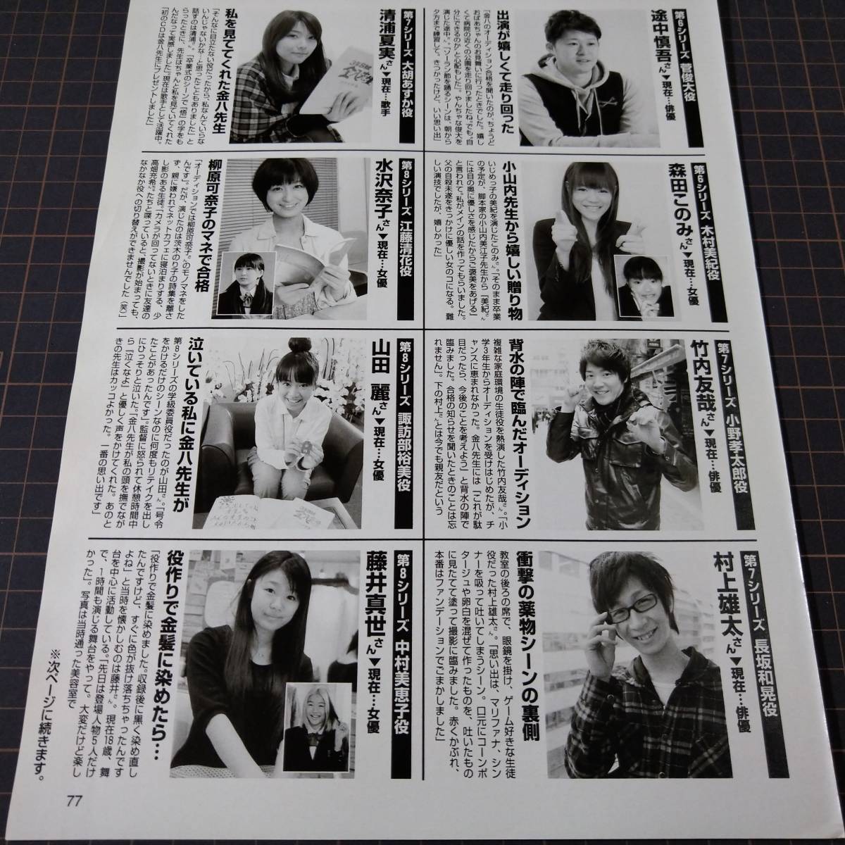 ヤフオク 3年b組金八先生ob Og34人こんなに立派になり ヤフオク 3年b組金八先生ob Og34人こんなに立派になり