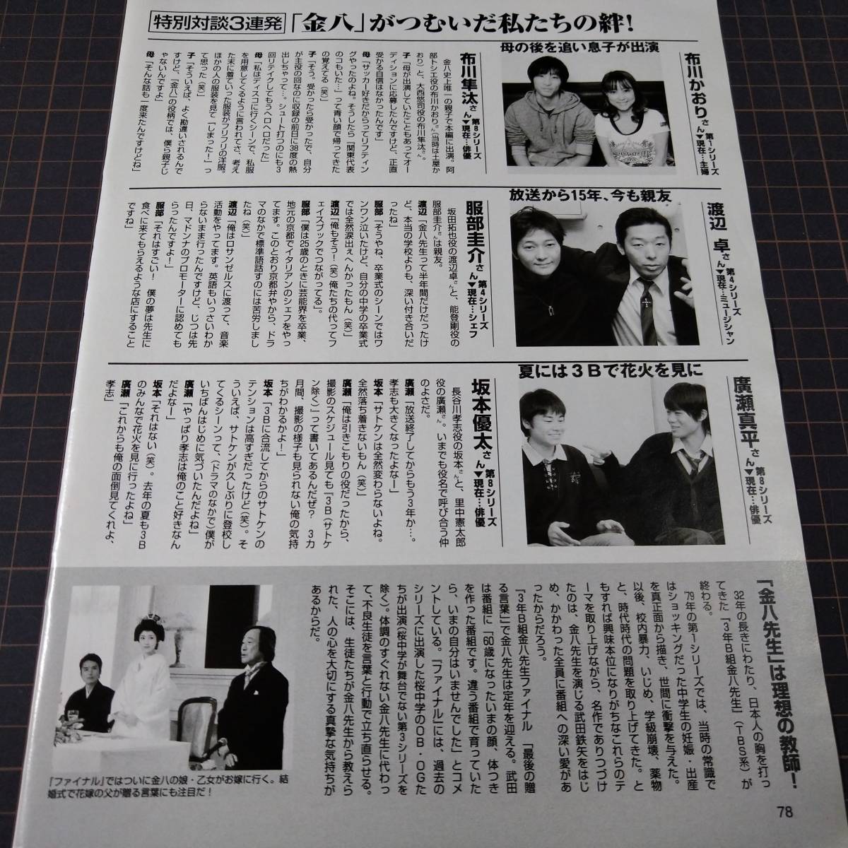 ヤフオク 3年b組金八先生ob Og34人こんなに立派になり ヤフオク 3年b組金八先生ob Og34人こんなに立派になり
