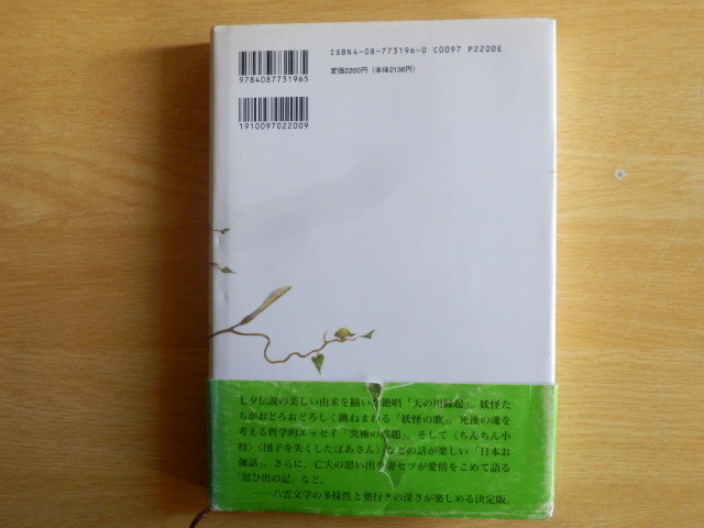 天の川幻想 ラフカディオ・ハーン珠玉の絶唱 小泉八雲 著 船木裕 訳 1994年初版 集英社