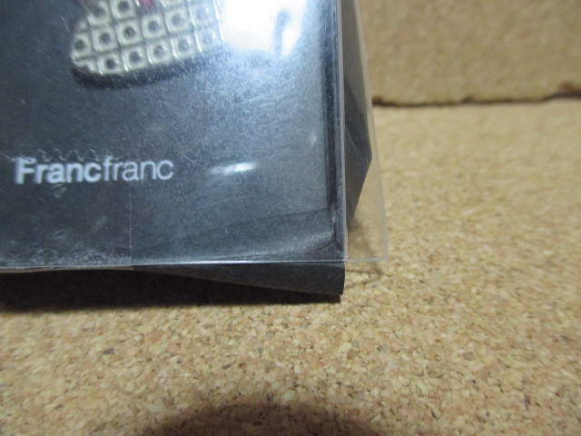 Francfranc　フランフラン　エナメルキーリング　キーホルダー　バッグ　未使用品　送料込　即決_箱が潰れています