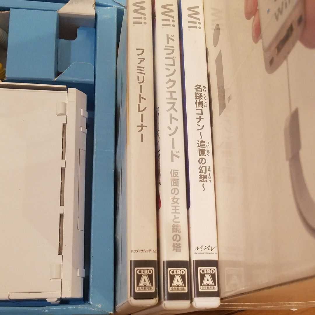 難あり ジャンク Wii 本体 ソフト2本 ファミリートレーナー まとめ売り