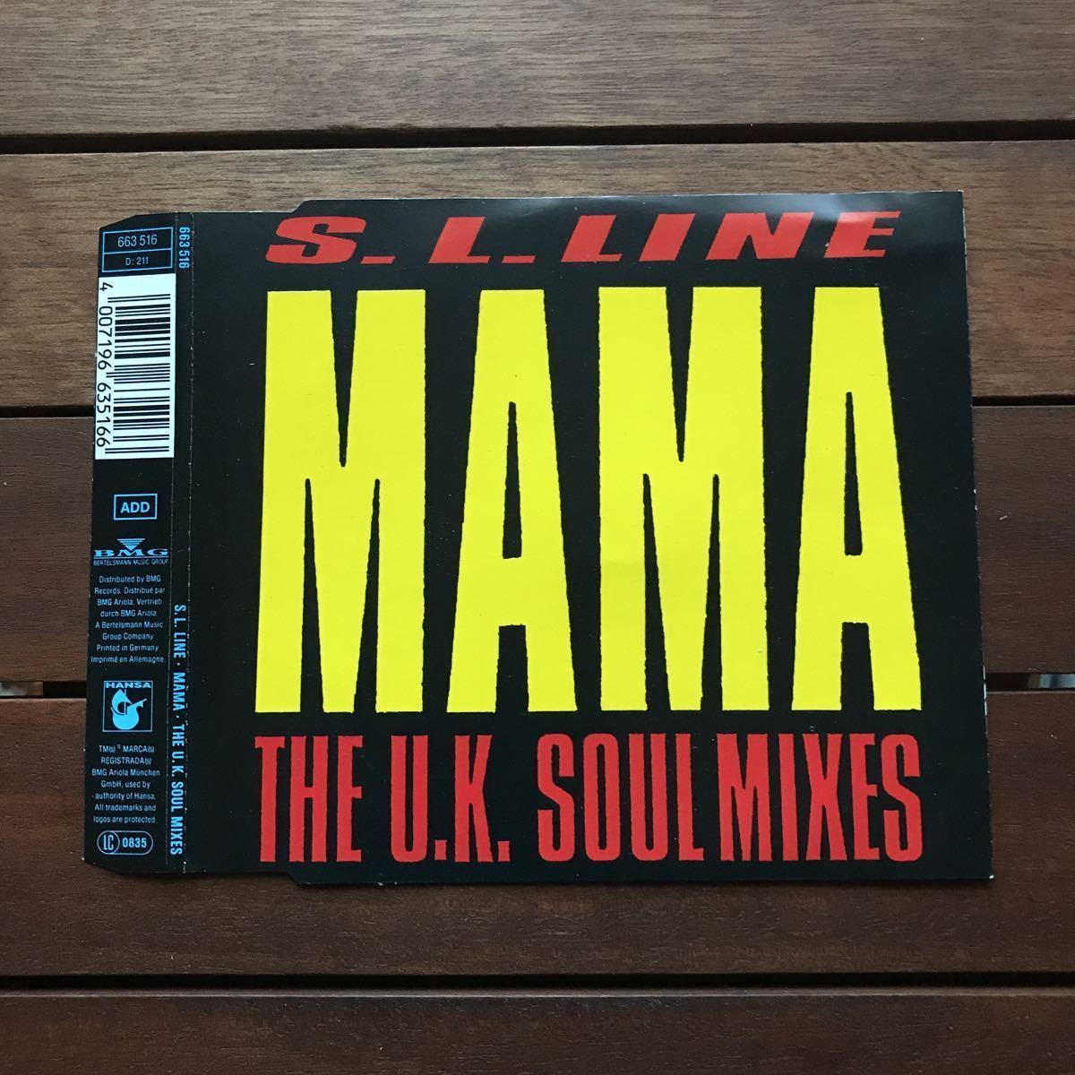 ☆【r&b】S.L. Line / Mama［CDs］《4b013 9595》_画像1