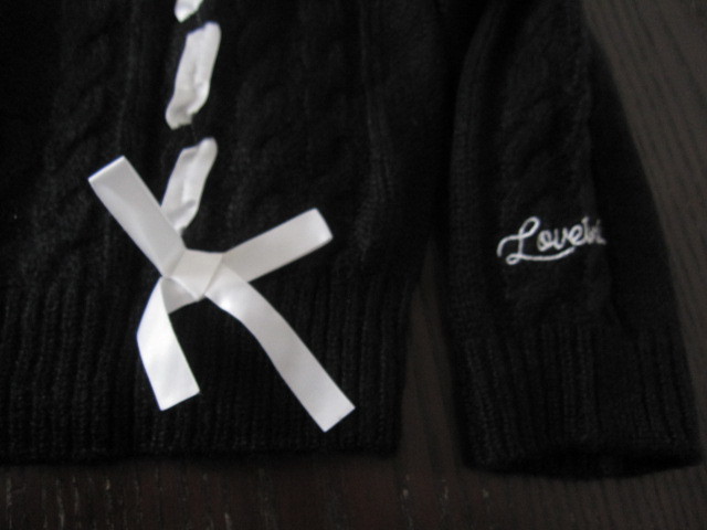 lovetoxic Rav toki Schic лента есть свитер черный M 150