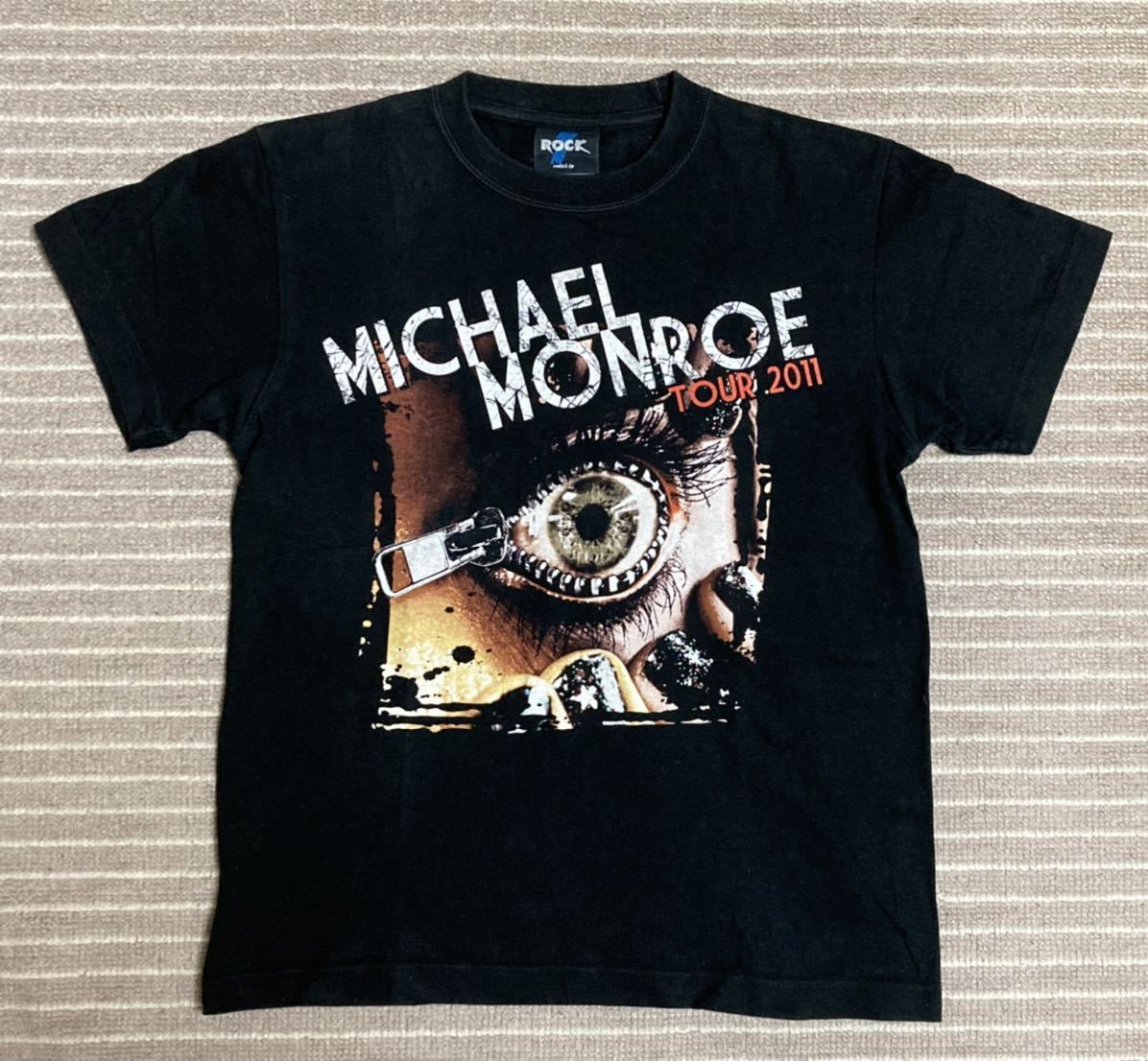 MICHAEL MONROE TOUR 2011 オフィシャルTシャツ Kidsサイズ マイケル・モンロー HANOI ROCKS ハノイ・ロックス  来日公演 バンドTシャツ