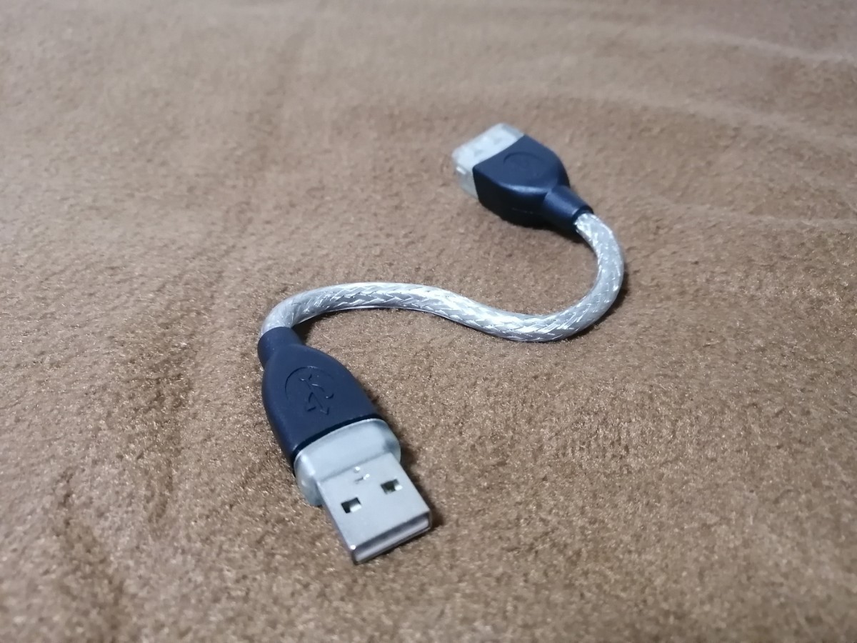 USBケーブル　延長ケーブル　コード　固定　20cm